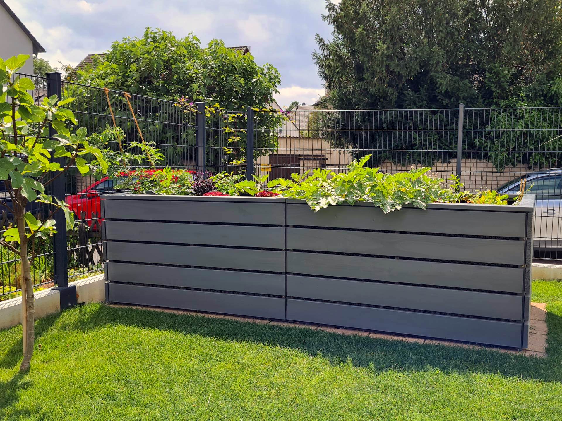 Hochbeet Classic 300 x 100 x 83 cm, Basaltgrau