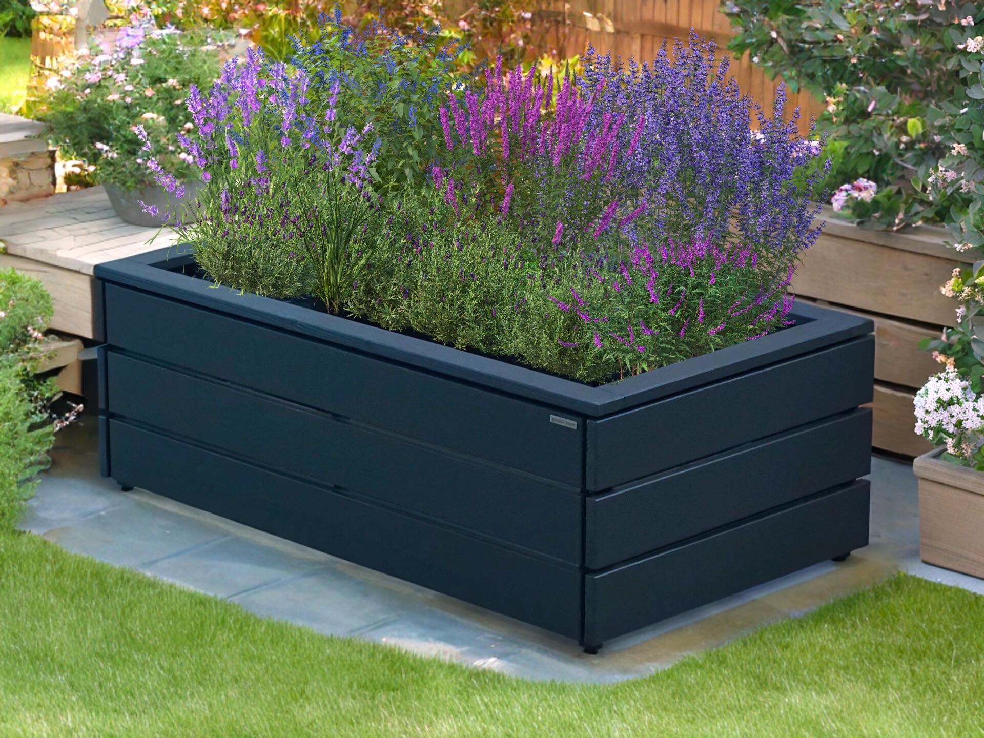 Hochbeet Classic 150 x 85 x 51 cm, Anthrazit