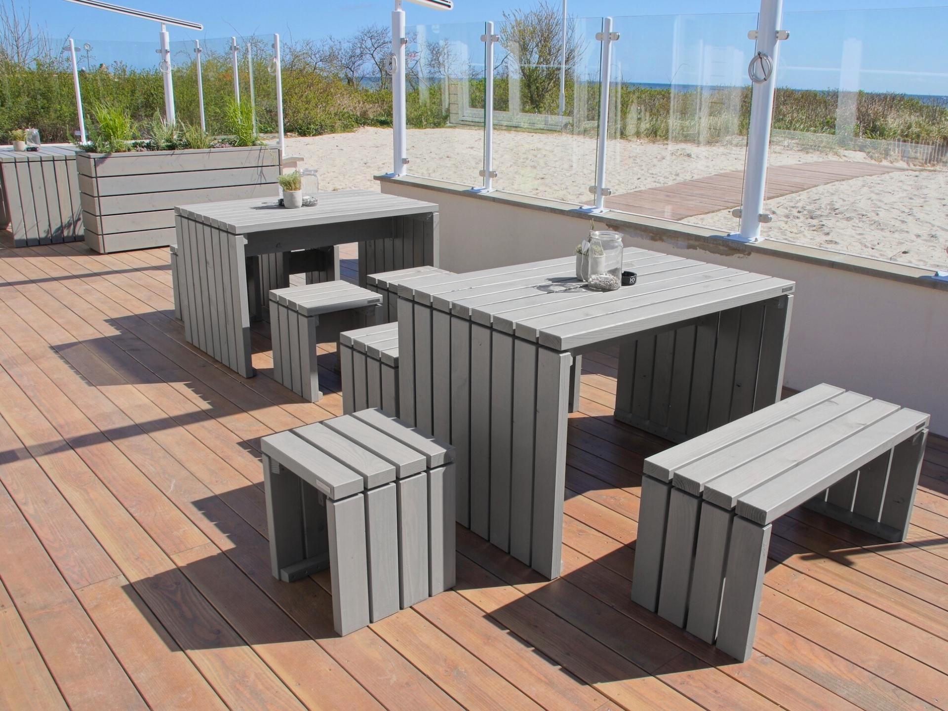 Sitzgarnituren für Restaurant-Cafe-Bar "Strandliebe" (Ref. 400196) Sitzgarnituren für Restaurant-Cafe-Bar "Strandliebe" (Ref. 400196)