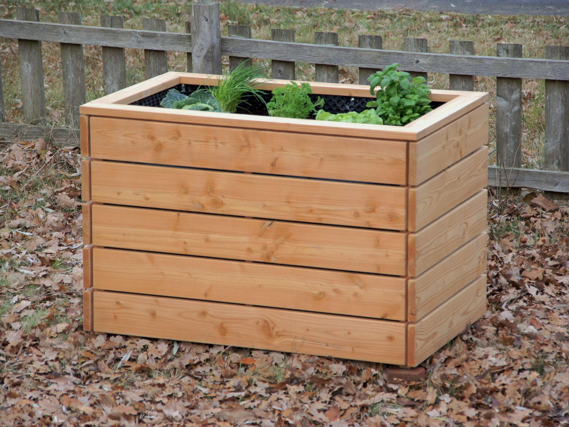 Hochbeet Classic 150 x 75 x 83 cm, Natur Geölt